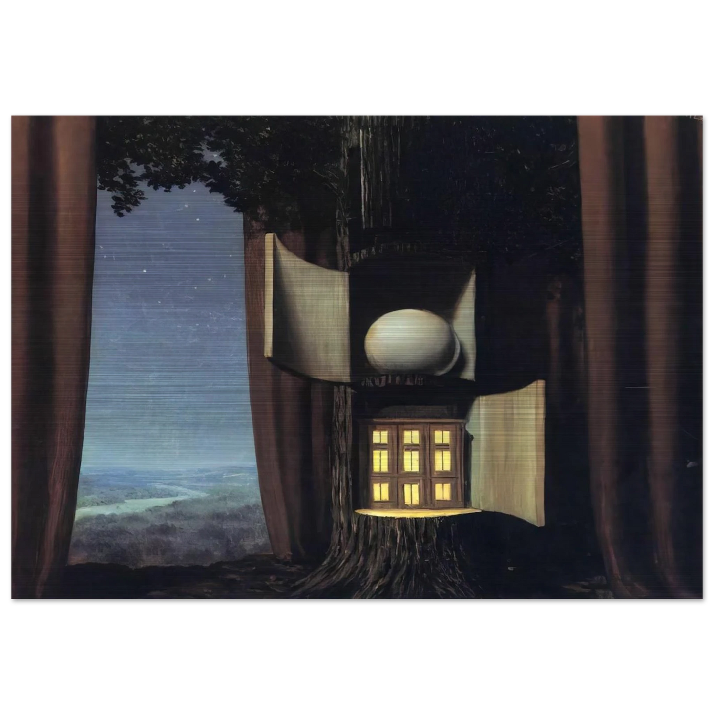 THE VOICE OF BLOOD 1948 1 - Rene Magritte Brushed Aluminum Print - 70x100 cm / 28x40 inches | Rene Magritte Aluminum Print | Rene Magritte Prints