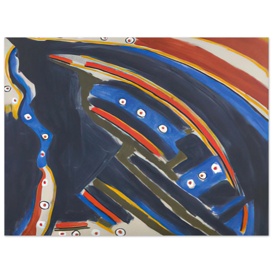Betty Parsons - Gold Stopple Moonshot - 1972  75x100 cm / 30x40inches Fine Art Poster