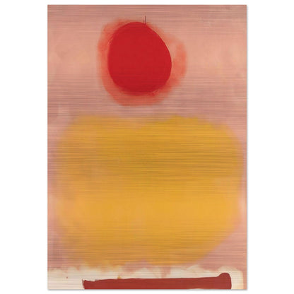 Amorphous - 1973 - Adolph Gottlieb Brushed Aluminum Print - 70x100 cm / 28x40 inches | Adolph Gottlieb Aluminum Print | Adolph Gottlieb Prints