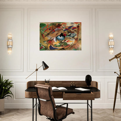 IMPROVISATION DREAMY 1913 - Wassily Kandinsky Brushed Aluminum Print - 70x100 cm / 28x40 inches | Wassily Kandinsky Aluminum Print | Wassily Kandinsky Prints