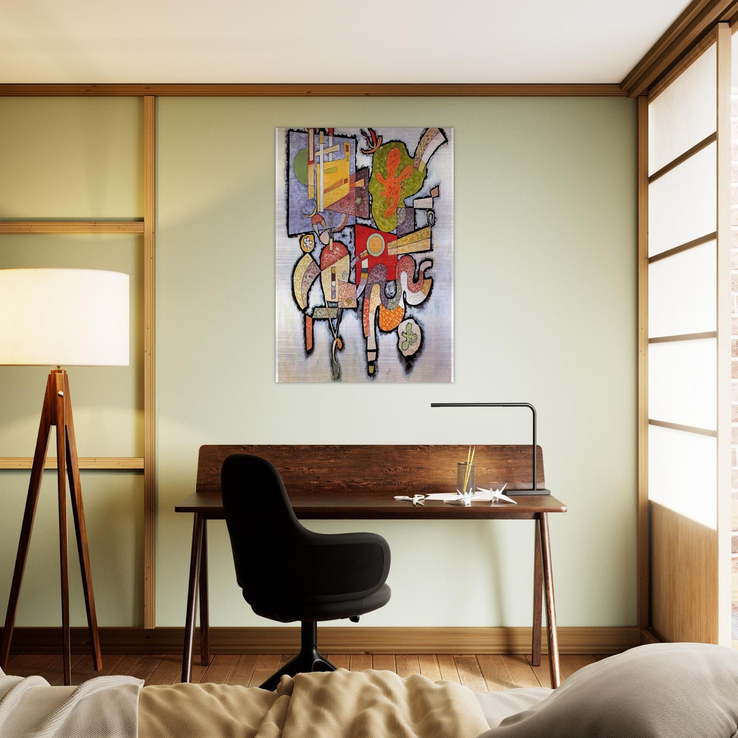COMPLEX SIMPLE 1939 - Wassily Kandinsky Brushed Aluminum Print - 70x100 cm / 28x40 inches | Wassily Kandinsky Aluminum Print | Wassily Kandinsky Prints