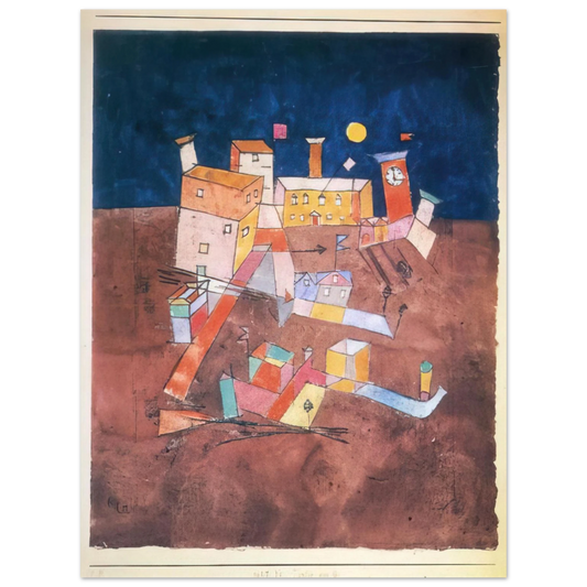 Paul Klee - PART OF G 1927  75x100 cm / 30x40inches Fine Art Poster