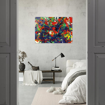 Untitled  SFP94-57  SFF 1731  - Sam Francis Acrylic Print - 70x100 cm / 28x40″ inches
