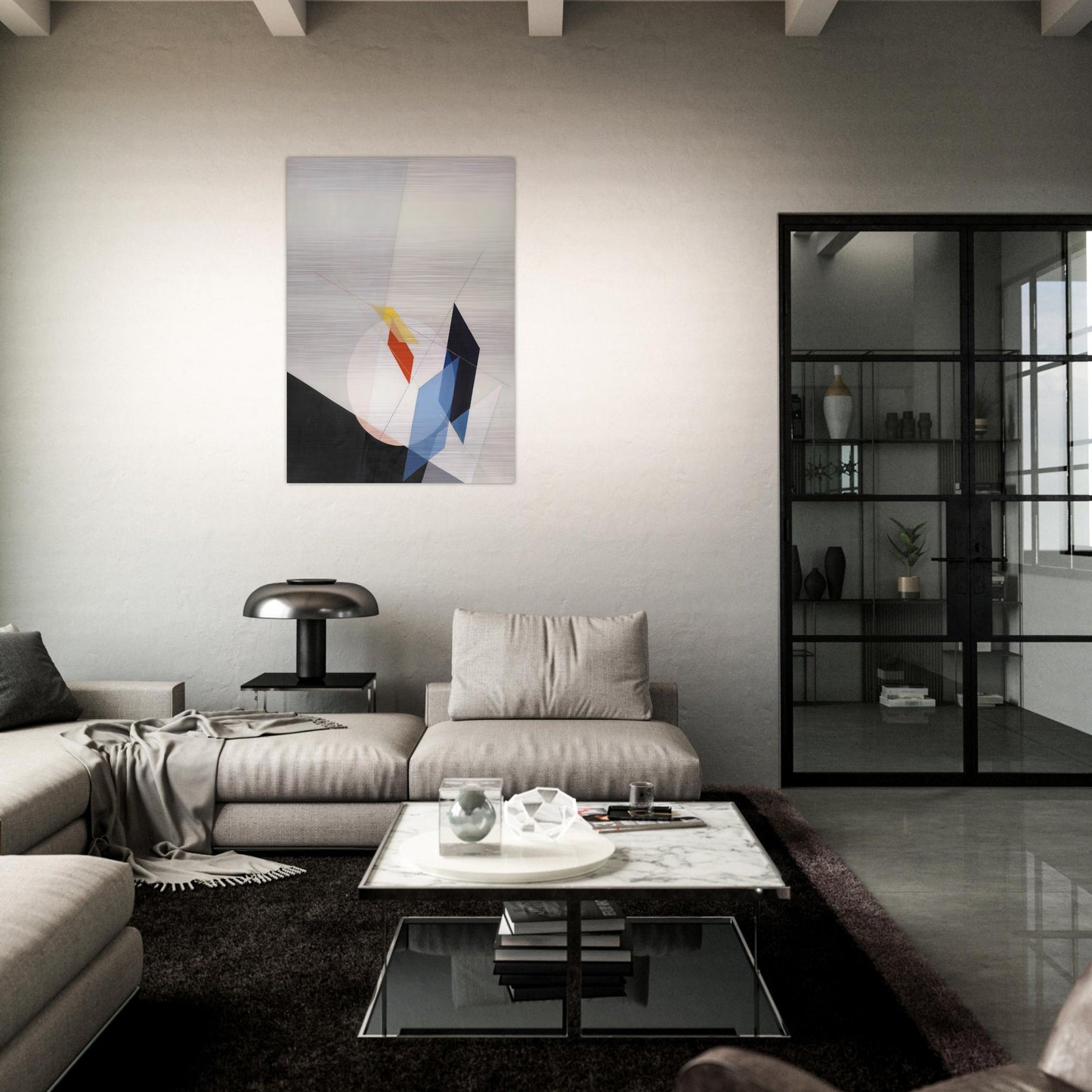 A 18 - Laszlo Moholy-Nagy Brushed Aluminum Print - 70x100 cm / 28x40 inches | Laszlo Moholy-Nagy Aluminum Print | Laszlo Moholy-Nagy Prints