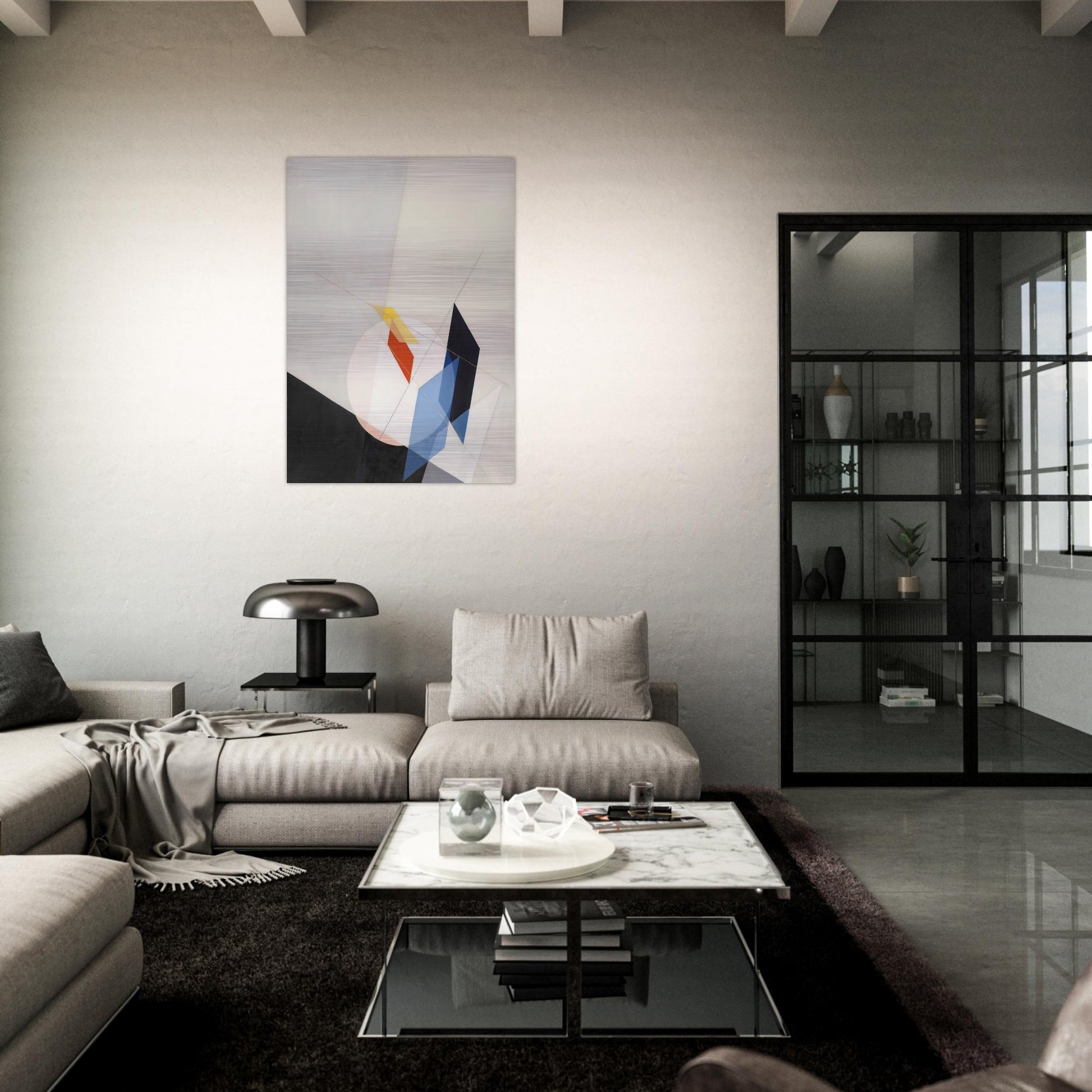 A 18 - Laszlo Moholy-Nagy Brushed Aluminum Print - 70x100 cm / 28x40 inches | Laszlo Moholy-Nagy Aluminum Print | Laszlo Moholy-Nagy Prints