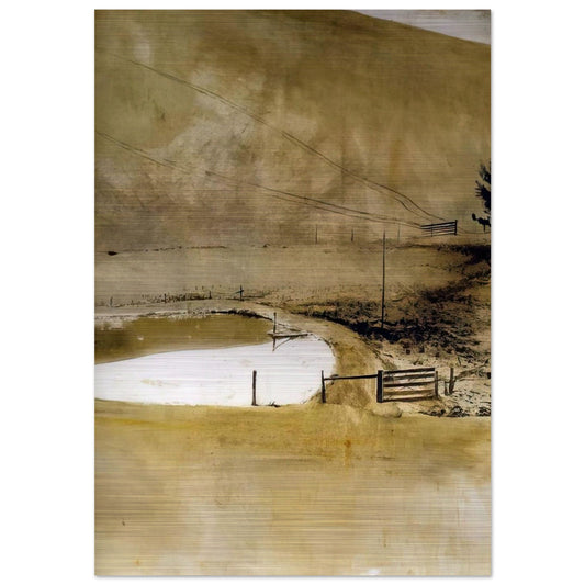 NOT DETECTED 34 - Andrew Wyeth Brushed Aluminum Print - 70x100 cm / 28x40 inches | Andrew Wyeth Aluminum Print | Andrew Wyeth Prints