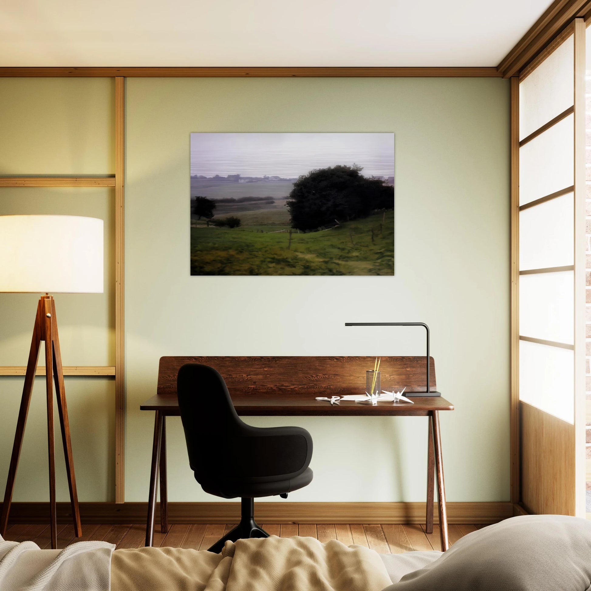 MEADOWLAND - Gerhard Richter Brushed Aluminum Print - 70x100 cm / 28x40 inches | Gerhard Richter Aluminum Print | Gerhard Richter Prints