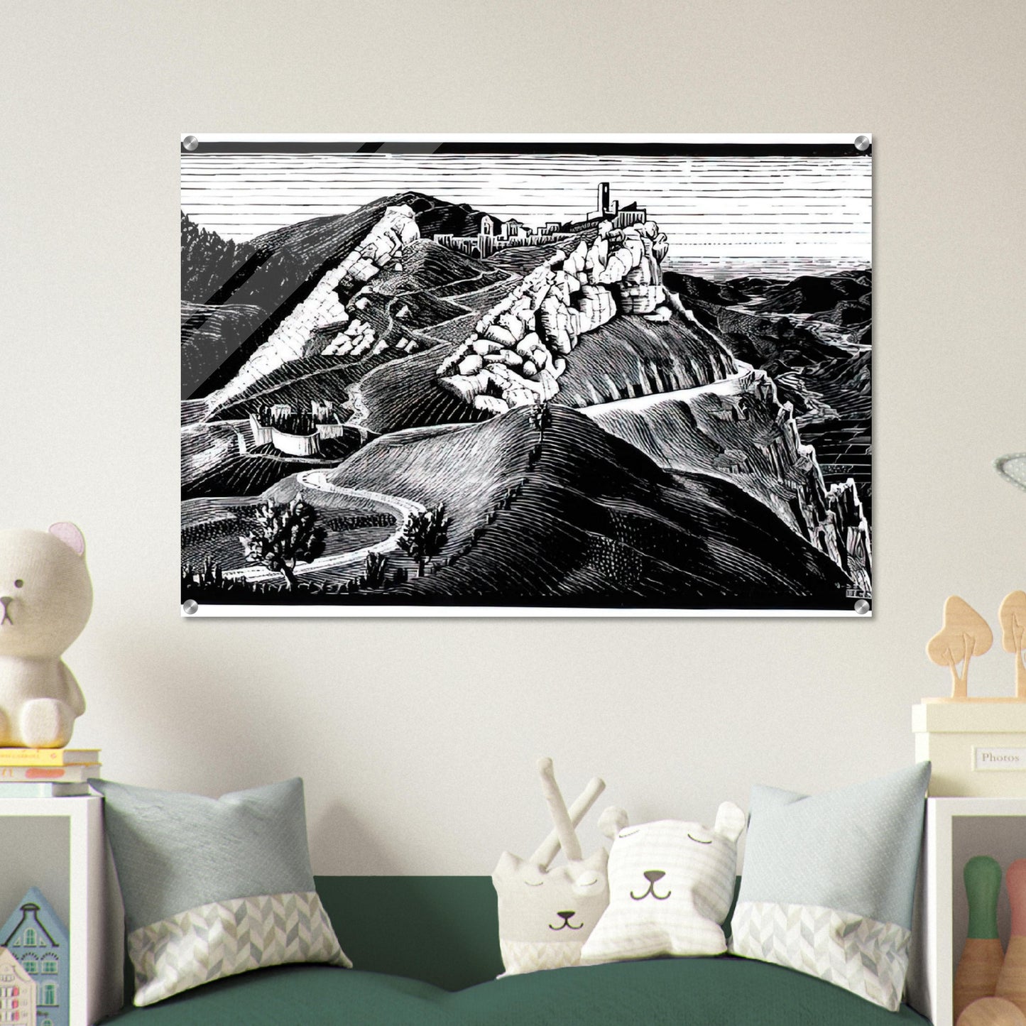 ESCHER (16) - MC Escher Acrylic Print - 70x100 cm / 28x40″ inches | Maurits Cornelis Escher Prints