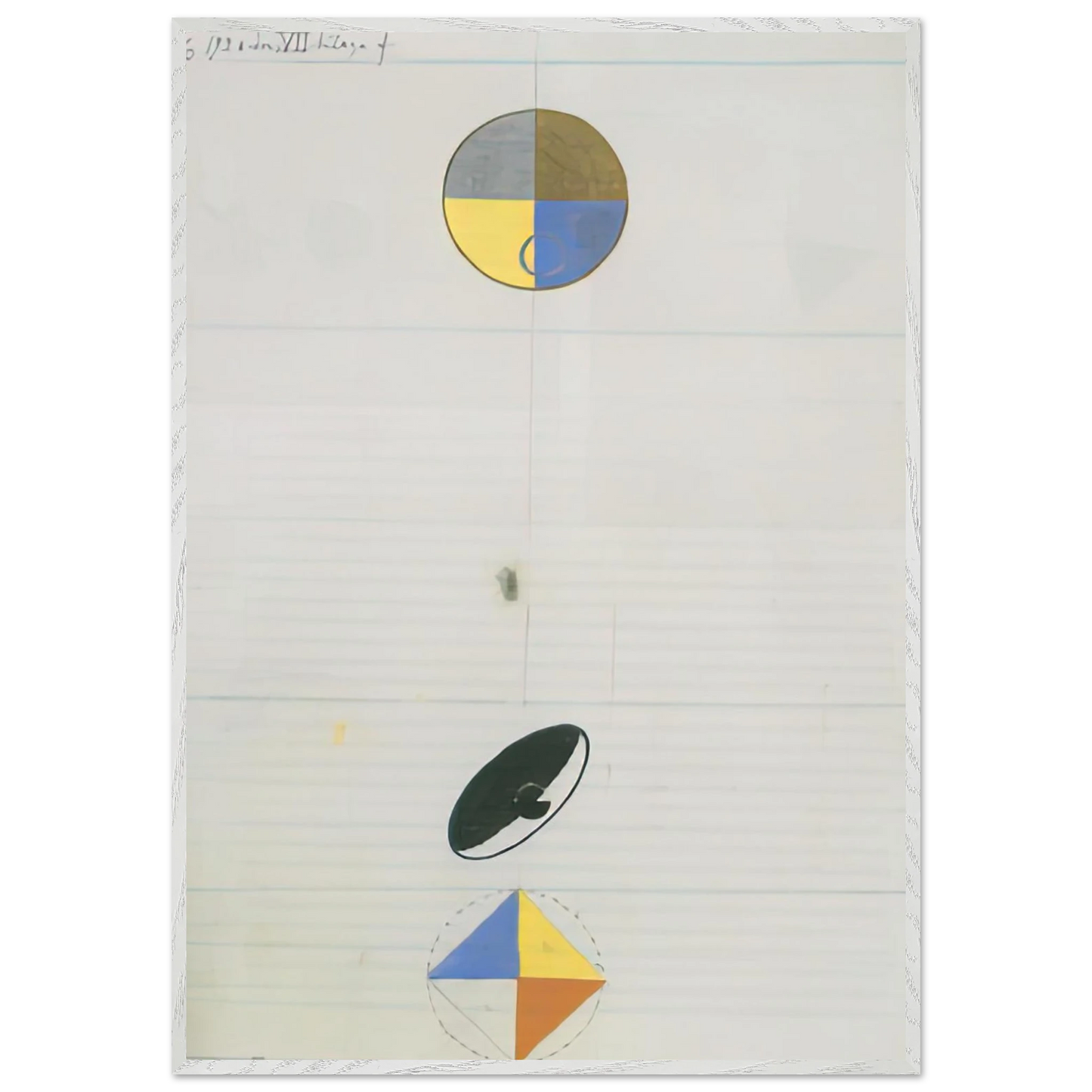 Hilma af Klint - SERIES NO VII NO 3F 1920 Wall art - 45x60 cm / 18x24 inches - Fine Art Poster - -