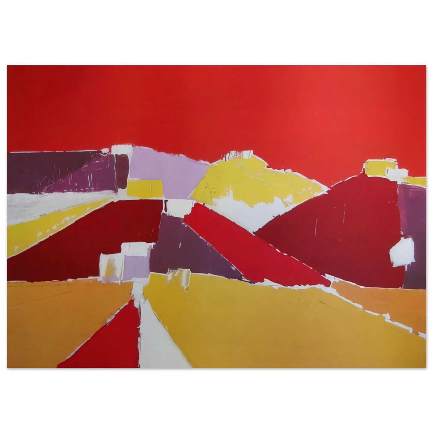 Nicolas de Stael - Agrigente - 1953 Fine Art Poster