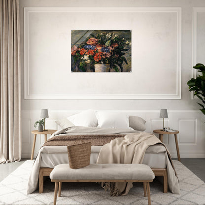 Pot of Flowers - Paul Cézanne Acrylic Print - 70x100 cm / 28x40″ inches