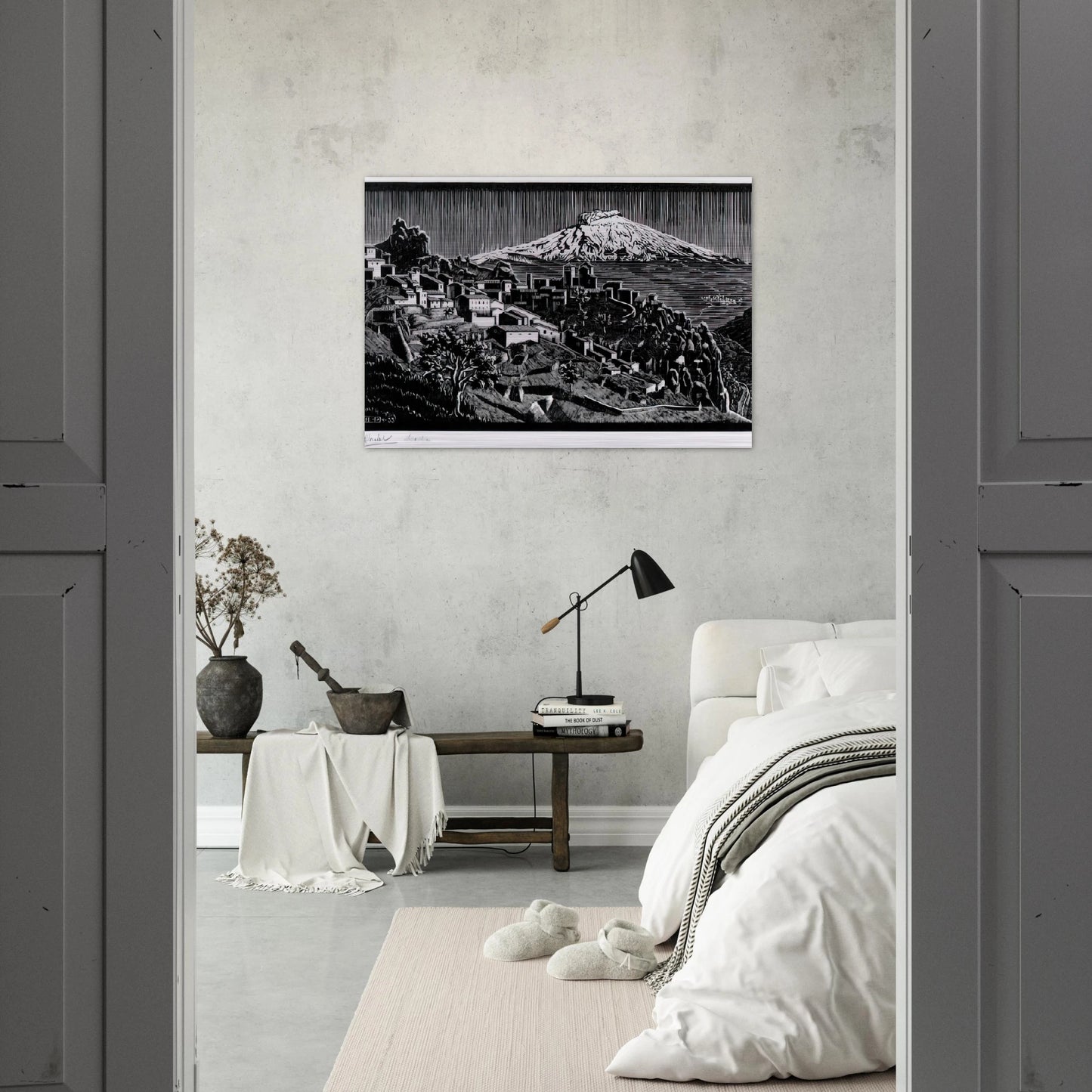 ESCHER (17) - MC Escher Brushed Aluminum Print - 70x100 cm / 28x40 inches | MC Escher Aluminum Print | MC Escher Prints