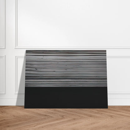 Peinture 12 November 2008 diptyque - 2008 - Pierre Soulages Brushed Aluminum Print - 70x100 cm / 28x40 inches | Pierre Soulages Aluminum Print | Pierre Soulages Prints