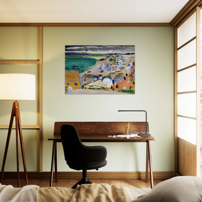 THE BAY OF TANGIER 1912 - Henri Matisse Brushed Aluminum Print - 70x100 cm / 28x40 inches | Henri Matisse Aluminum Print | Henri Matisse Prints