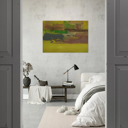 August Deep - 1978 - Helen Frankenthaler Brushed Aluminum Print - 70x100 cm / 28x40 inches | Helen Frankenthaler Aluminum Print | Helen Frankenthaler Prints