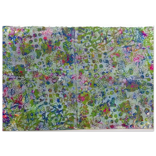 Fog In The Hollow - Sam Gilliam Brushed Aluminum Print - 70x100 cm / 28x40 inches | Sam Gilliam Aluminum Print | Sam Gilliam Prints