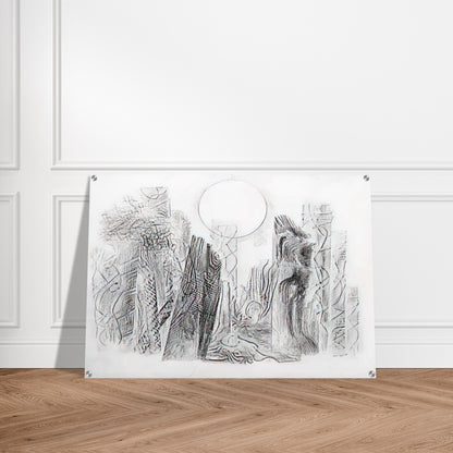 Petrified Forest - Max Ernst Acrylic Print - 70x100 cm / 28x40″ inches | Max Ernst Wall Art | Max Ernst Prints