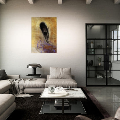 UNDERWATER VISION 1 - Odilon Redon Brushed Aluminum Print - 70x100 cm / 28x40 inches | Odilon Redon Aluminum Print | Odilon Redon Prints