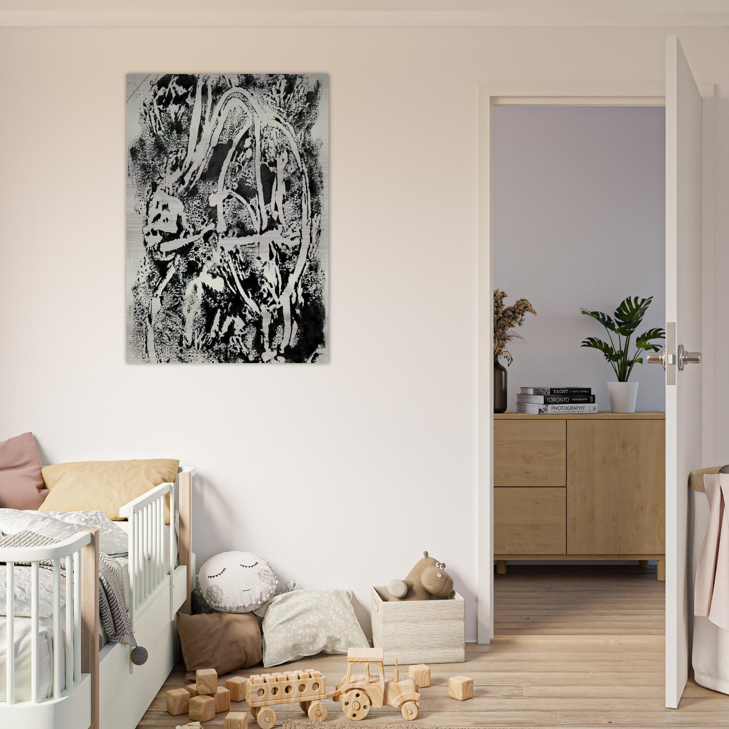 Untitled - 1961 - Adja Yunkers Brushed Aluminum Print - 70x100 cm / 28x40 inches | Adja Yunkers Aluminum Print | Adja Yunkers Prints