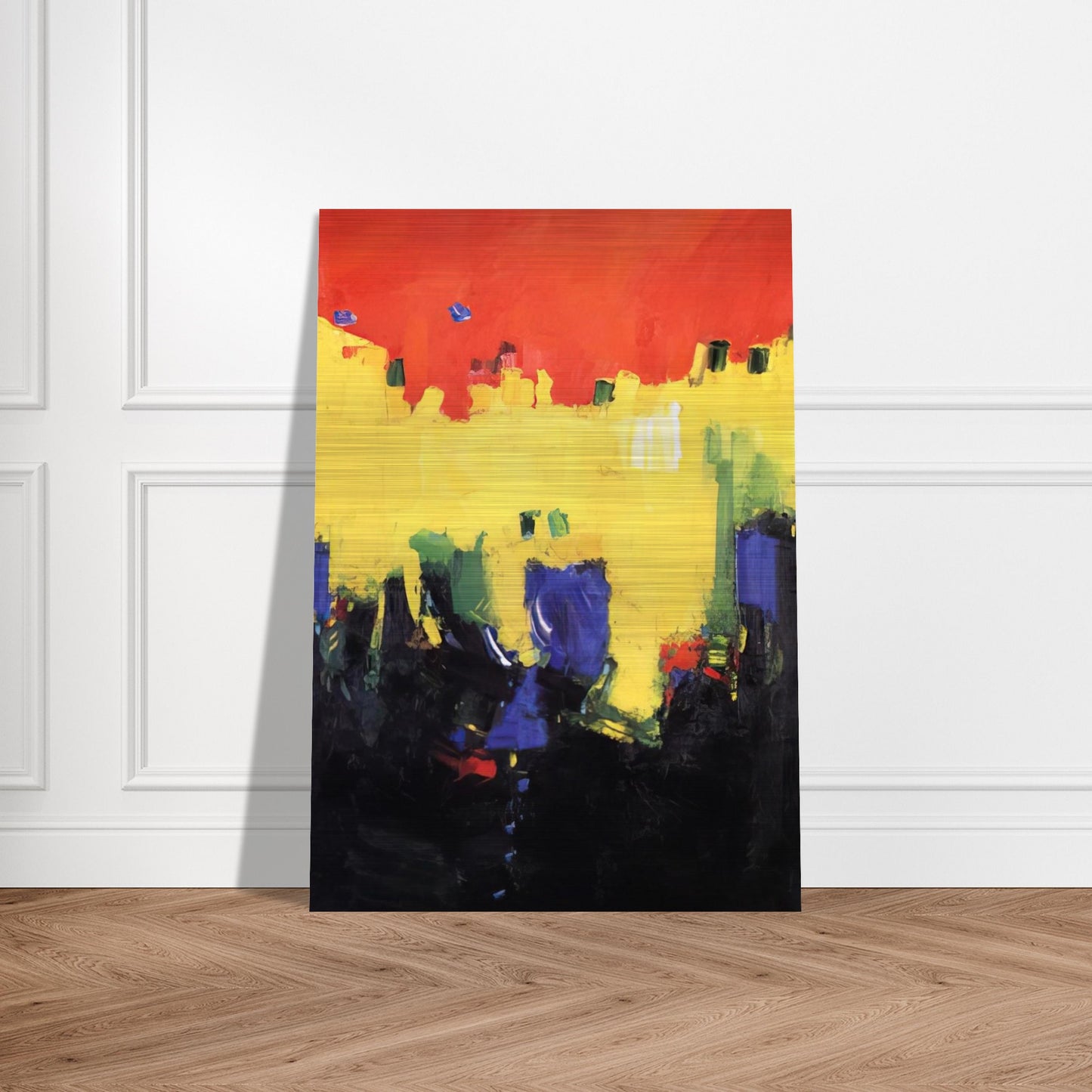 Above Deep Waters - Hans Hofmann Brushed Aluminum Print - 70x100 cm / 28x40 inches | Hans Hofmann Aluminum Print | Hans Hofmann Prints