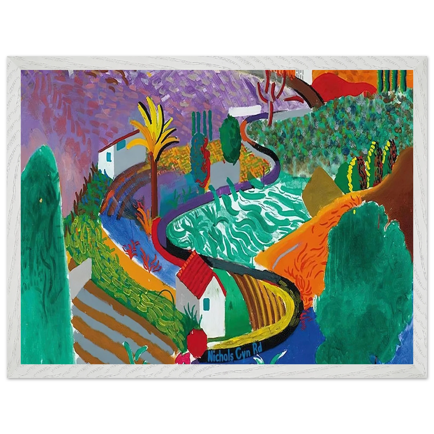 David Hockney - David Hockney Wall art - 60x80 cm / 24x32 inches - Fine Art Poster-canvas - -
