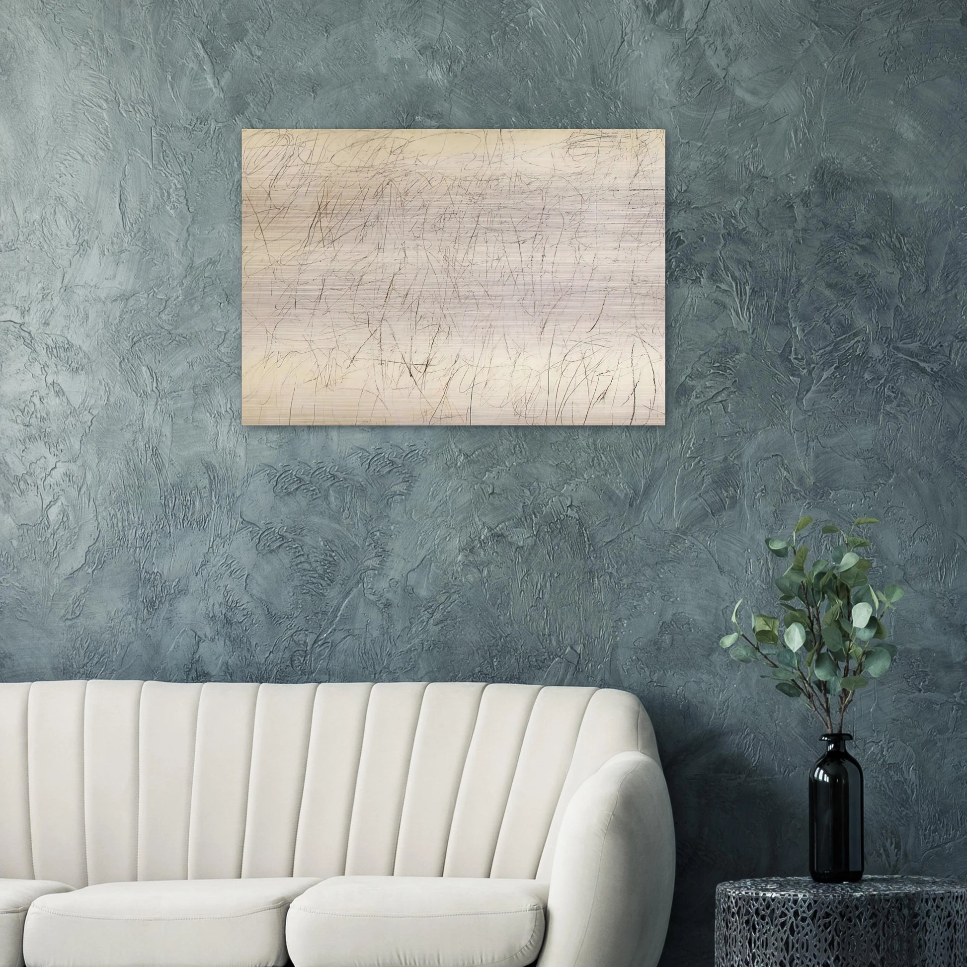 The Geeks - Cy Twombly Brushed Aluminum Print - 70x100 cm / 28x40 inches | Cy Twombly Aluminum Print | Cy Twombly Prints