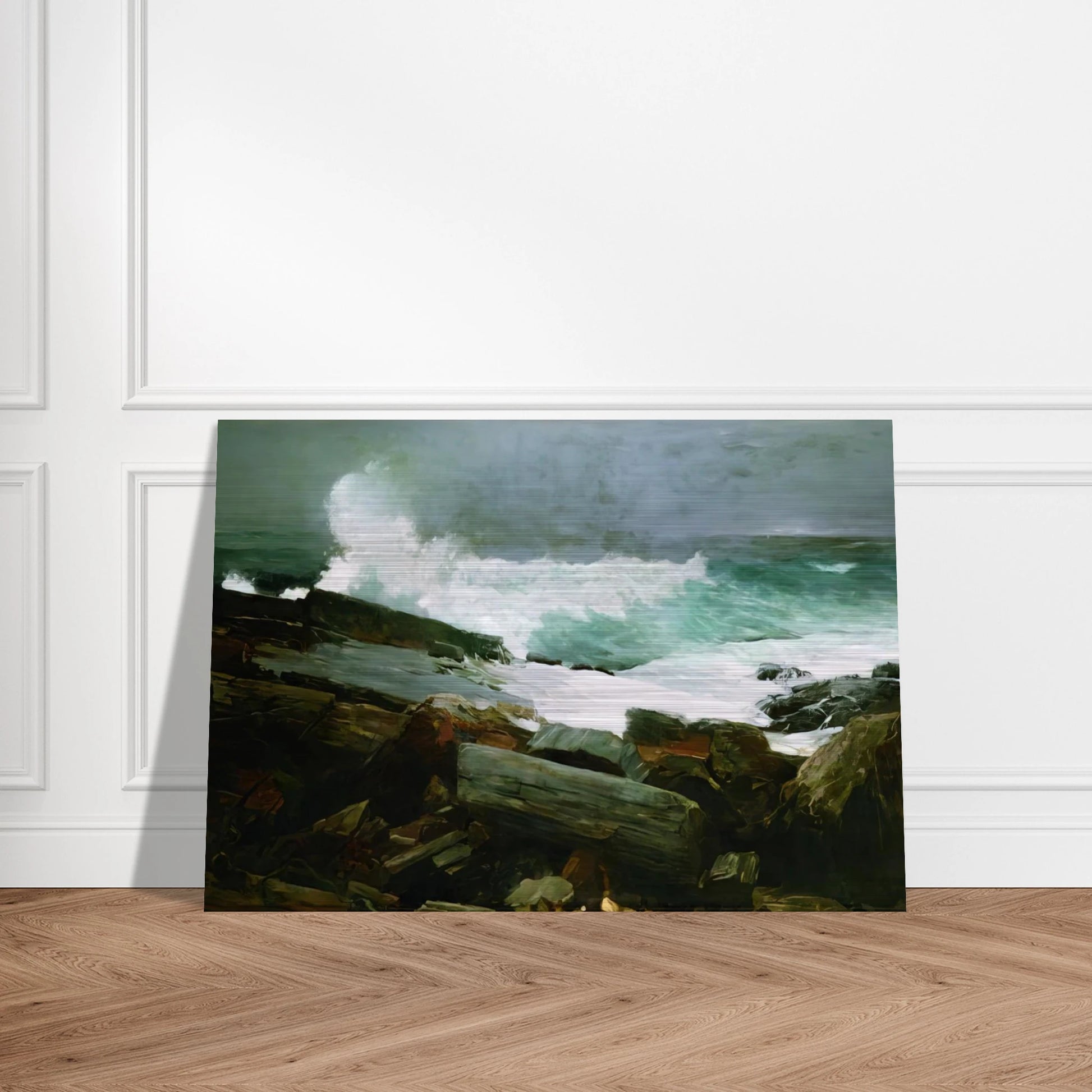 WEATHERBEATEN 1894 - Winslow Homer Brushed Aluminum Print - 70x100 cm / 28x40 inches | Winslow Homer Aluminum Print | Winslow Homer Prints