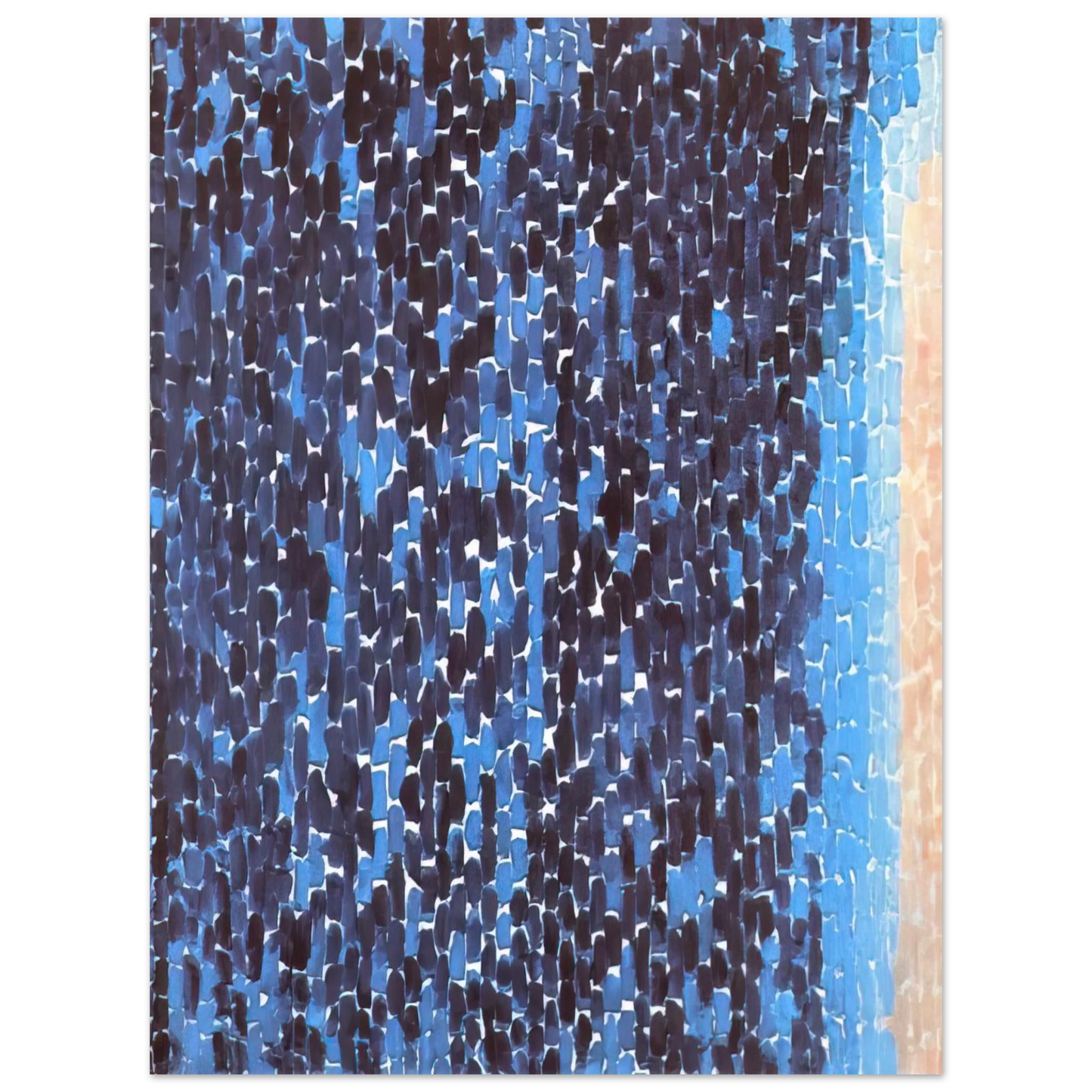 Alma Woodsey Thomas - NEW GALAXY 1970  75x100 cm / 30x40inches Fine Art Poster