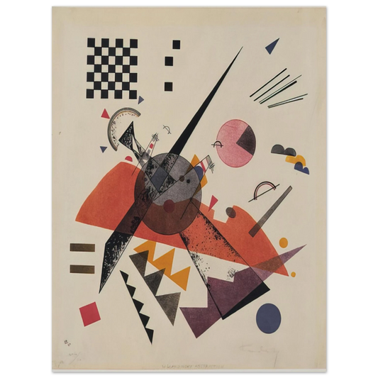Wassily Kandinsky - ORANGE 1923  75x100 cm / 30x40inches Fine Art Poster