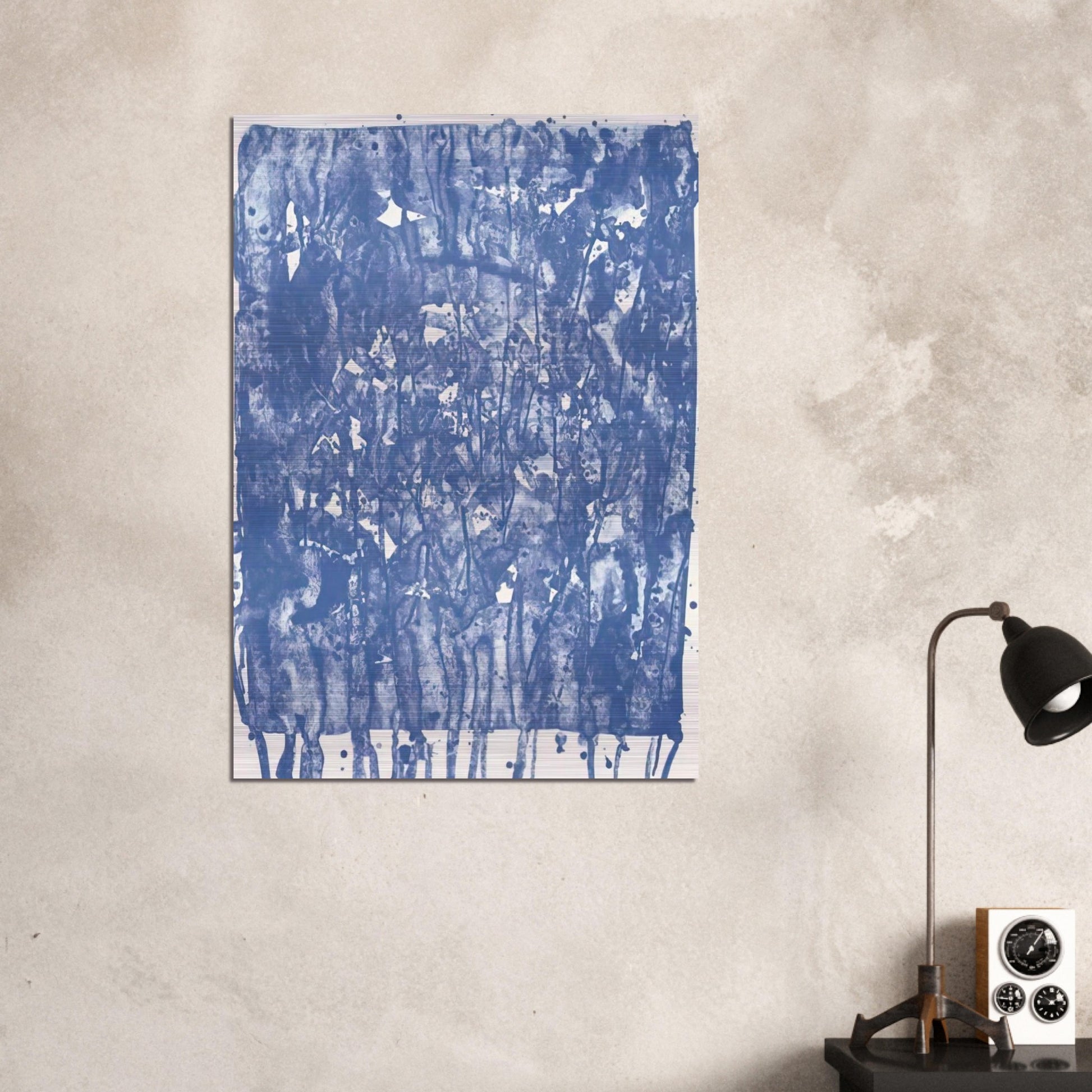Untitled  from Papierski Portfolio   SF 351  - Sam Francis Brushed Aluminum Print - 70x100 cm / 28x40 inches | Sam Francis Aluminum Print | Sam Francis Prints