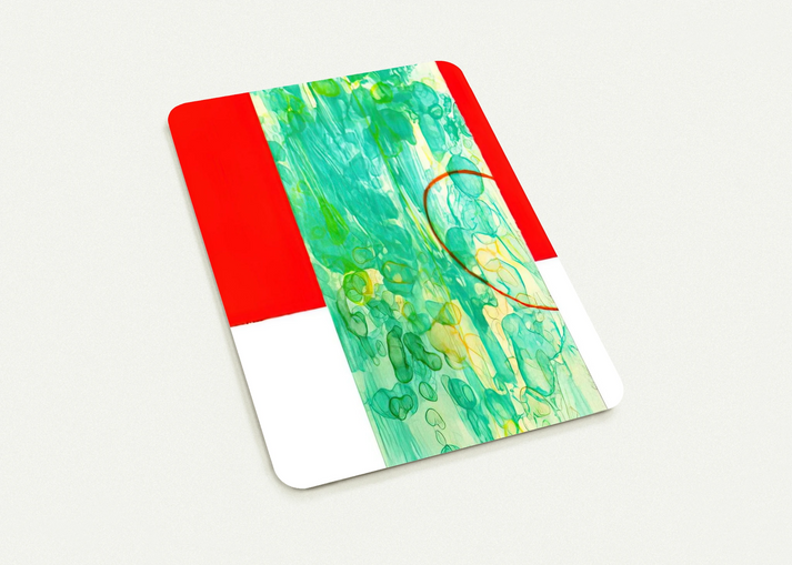 Bluest By Sam Gilliam Pack of 10 Post Cards | Sam Gilliam Post Cards | A6 (10.5 x 14.8 cm) - 4.1 x 5.8 inches