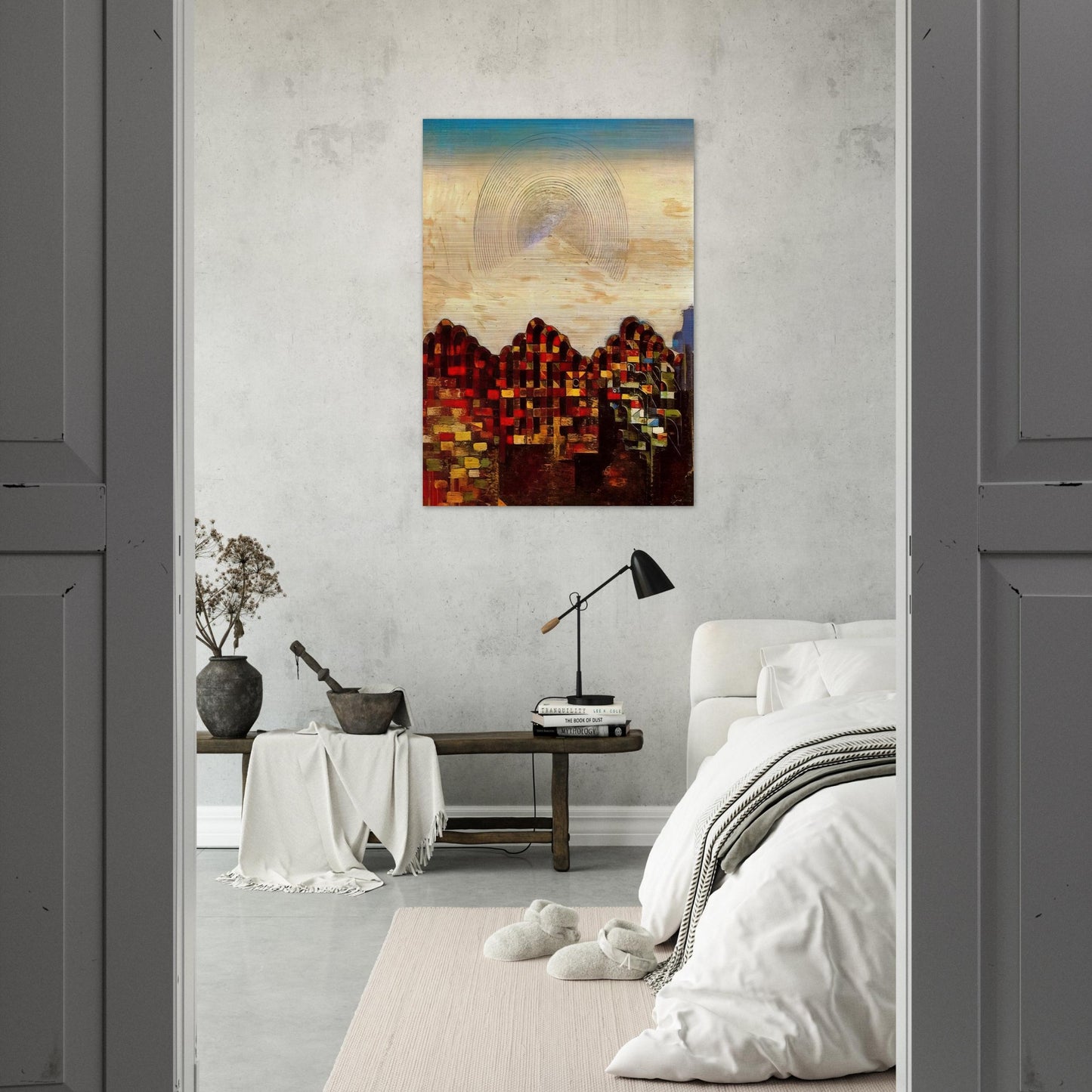 Paris dream - Max Ernst Brushed Aluminum Print - 70x100 cm / 28x40 inches | Max Ernst Aluminum Print | Max Ernst Prints