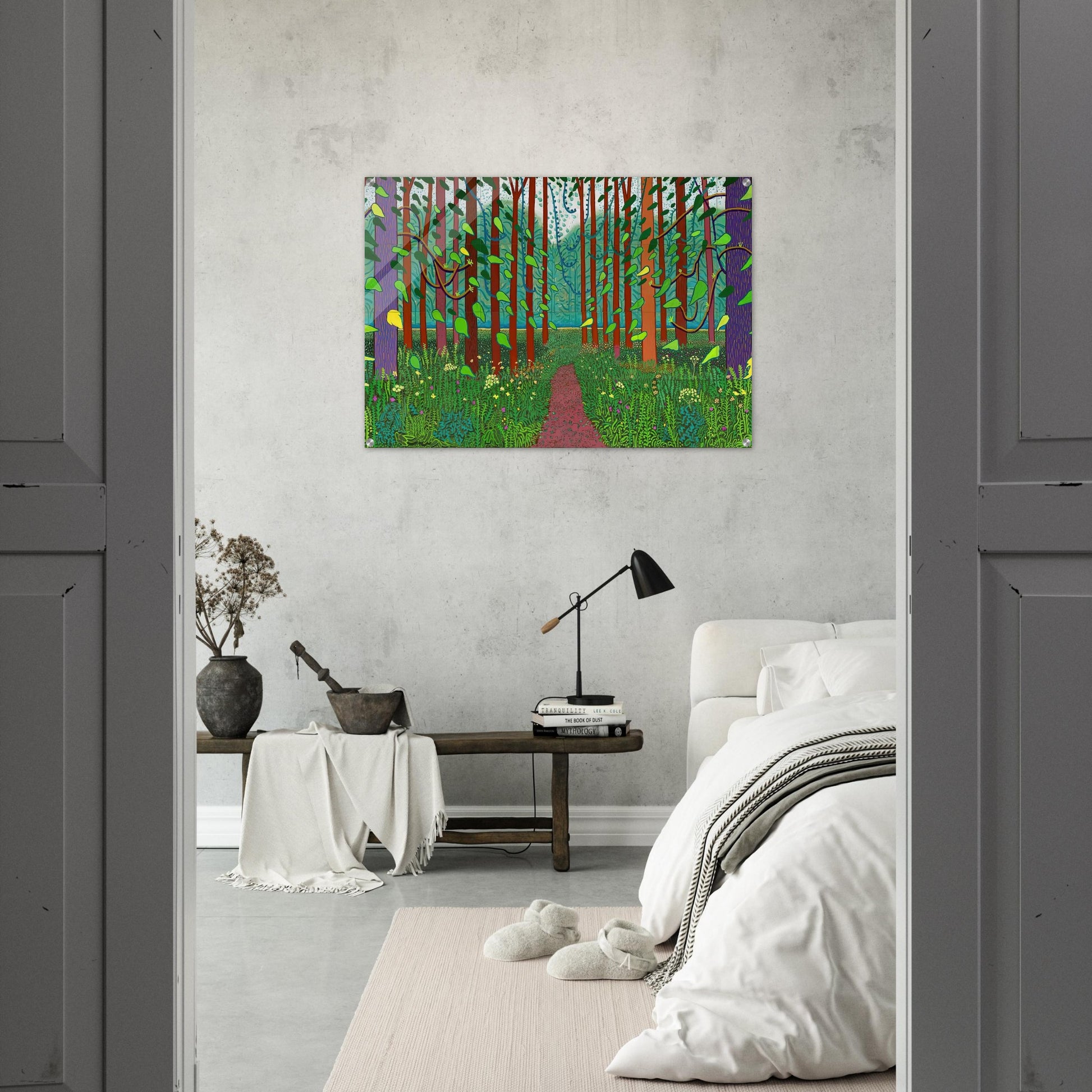 David Hockney - David Hockney Acrylic Print - 70x100 cm / 28x40″ inches | David Hockney Art | Artwork by David Hockney