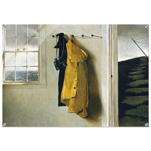 SQUALL - Andrew Wyeth Acrylic Print - 70x100 cm / 28x40″ inches | Andrew Wyeth Wall Art | Andrew Wyeth Prints