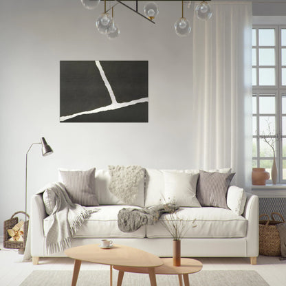 Krijtlijnen HV - 1977 - Ralston Crawford Brushed Aluminum Print - 70x100 cm / 28x40 inches | Ralston Crawford Aluminum Print | Ralston Crawford Prints