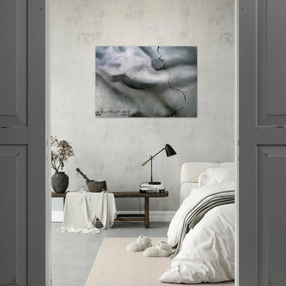 TOPOLOGICAL ABDUCTION OF EUROPE HOMAGE TO RENE THOM - Salvador Dali Brushed Aluminum Print - 70x100 cm / 28x40 inches | Salvador Dali Aluminum Print | Salvador Dali Prints