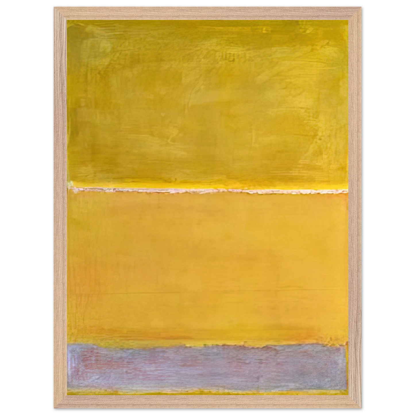 Mark Rothko - Untitled - 1952 Wall Art - 30x40 cm / 12x16 inches - Premium Wooden Framed Poster With Fine Art Paper - Black frame