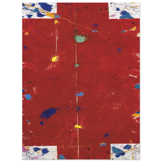 Sam Francis - Untitled  EXP SF 56-04   75x100 cm / 30x40inches Fine Art Poster