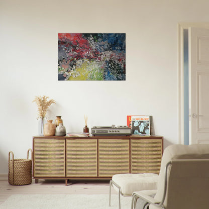 Horizons ouverts - Jean-Paul Riopelle Brushed Aluminum Print - 70x100 cm / 28x40 inches | Jean-Paul Riopelle Aluminum Print | Jean-Paul Riopelle Prints