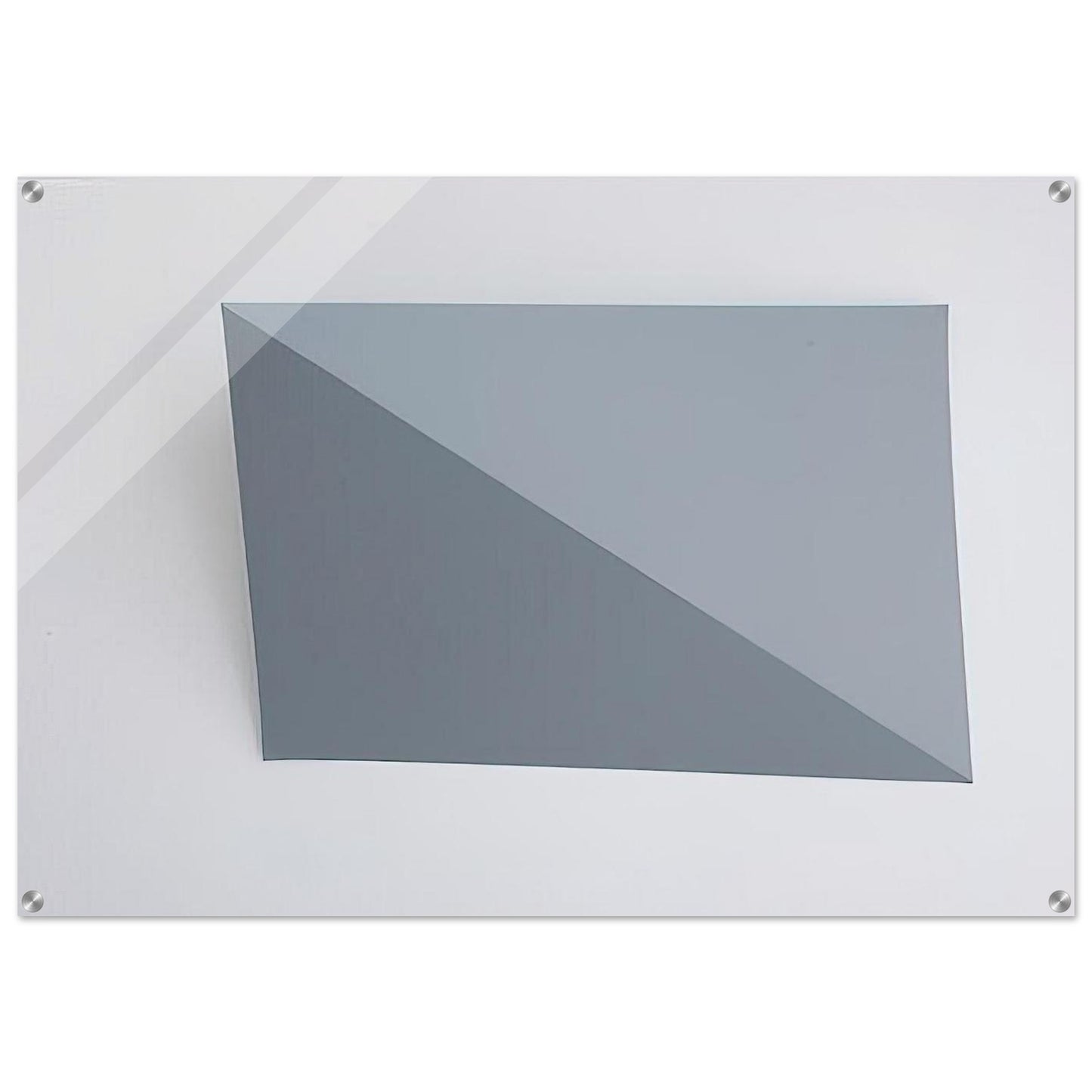 Three-Dimensional Picture diagonal folding - 1966 - Charlotte Posenenske Acrylic Print - 70x100 cm / 28x40″ inches | Charlotte Posenenske Wall Art | Charlotte Posenenske Prints