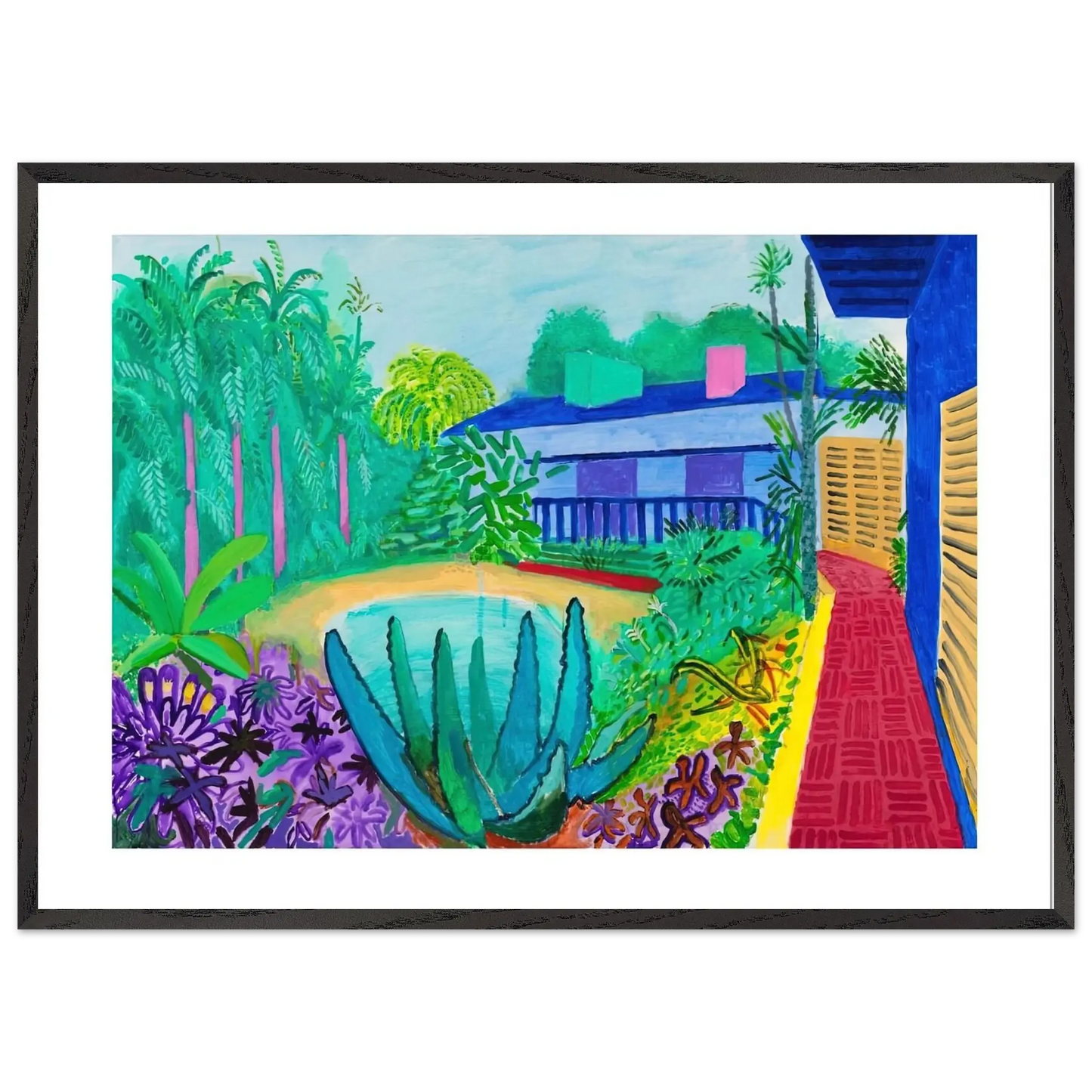 David Hockney - David Hockney Wall art - 70x100 cm / 28x40 Inches - Fine Art Poster - -