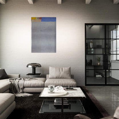 Ocean Park #49 - Richard Diebenkorn Brushed Aluminum Print - 70x100 cm / 28x40 inches | Richard Diebenkorn Aluminum Print | Richard Diebenkorn Prints