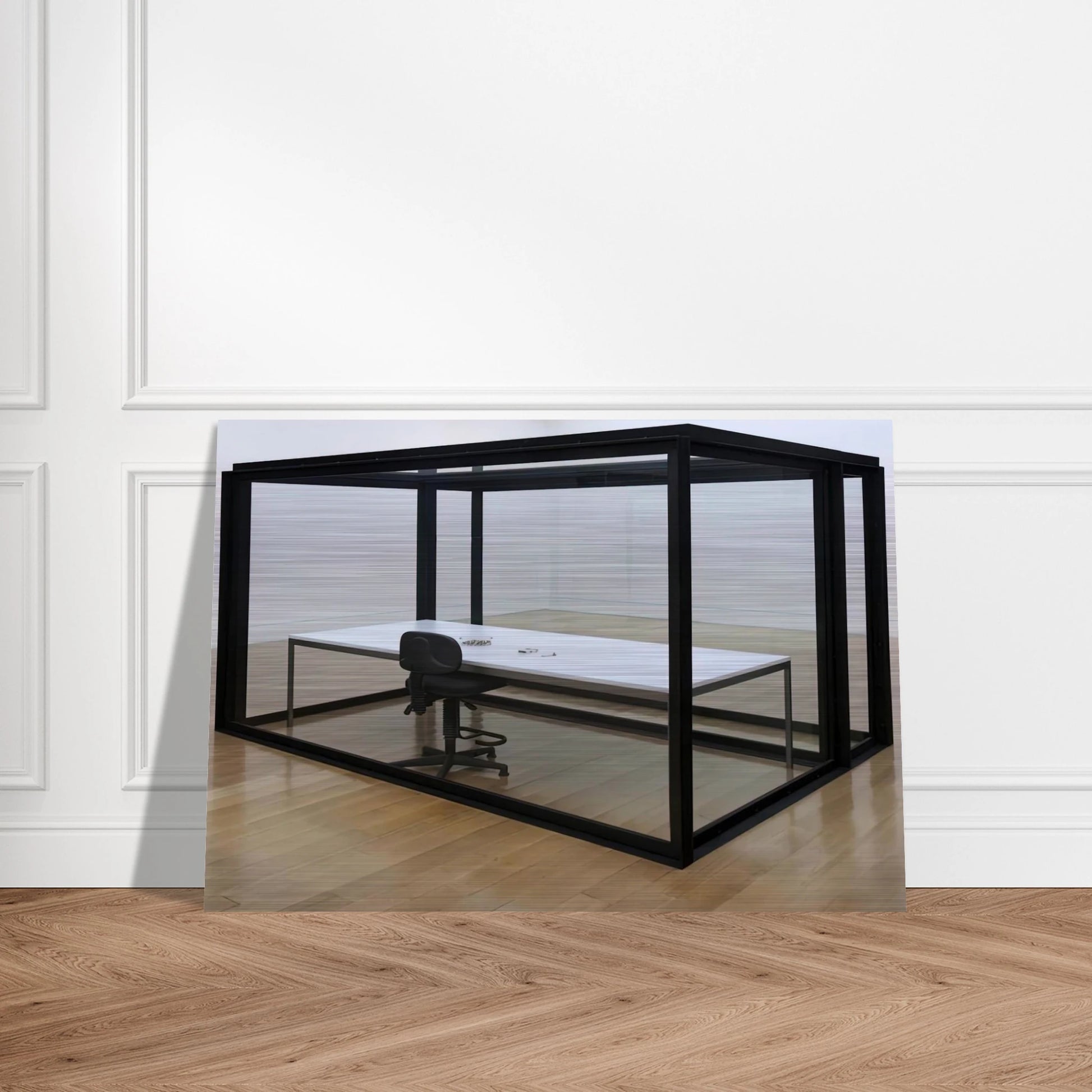 THE ACQUIRED INABILITY TO ESCAPE 1991 - Damien Hirst Brushed Aluminum Print - 70x100 cm / 28x40 inches | Damien Hirst Aluminum Print | Damien Hirst Prints