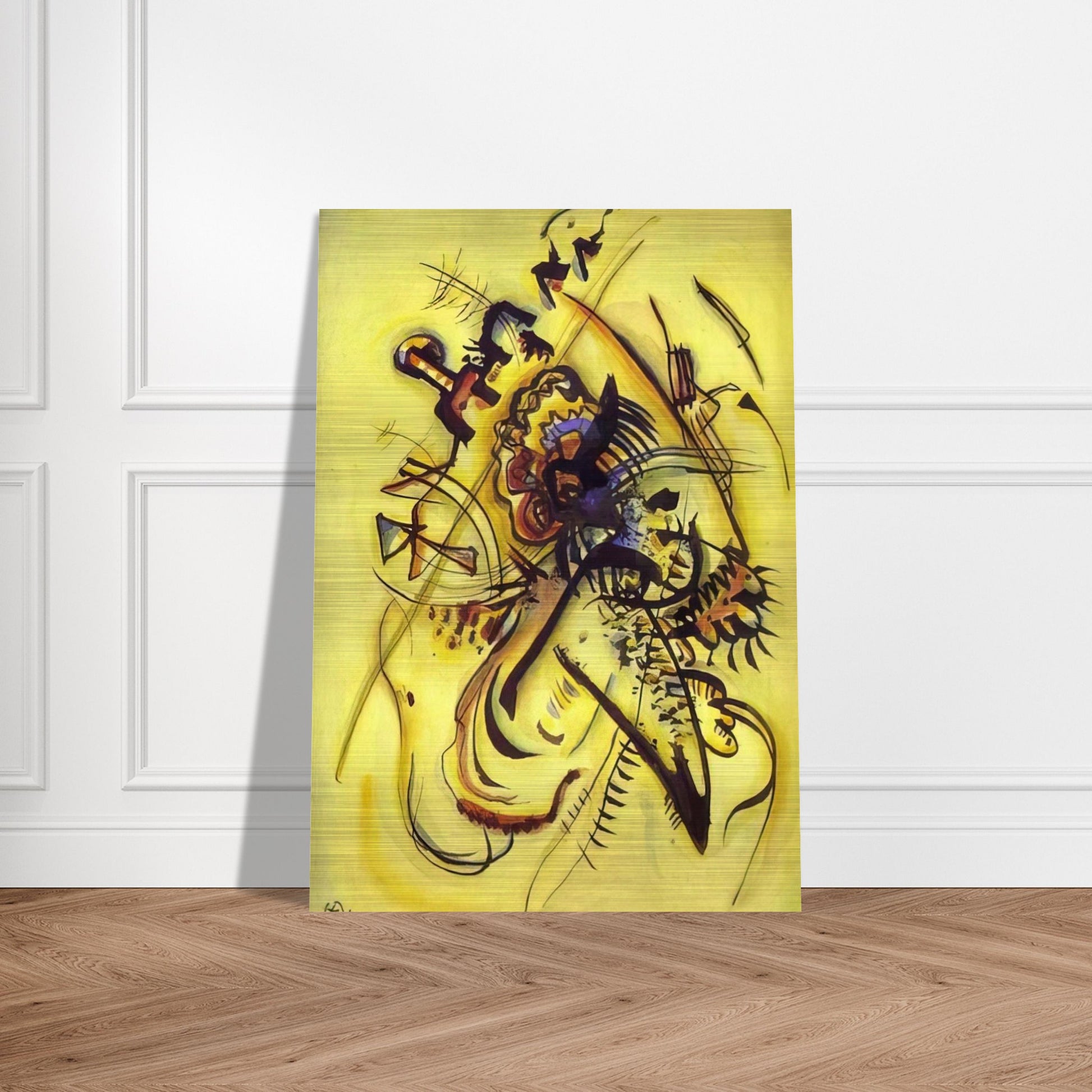 TO THE UNKNOWN VOICE 1916 - Wassily Kandinsky Brushed Aluminum Print - 70x100 cm / 28x40 inches | Wassily Kandinsky Aluminum Print | Wassily Kandinsky Prints