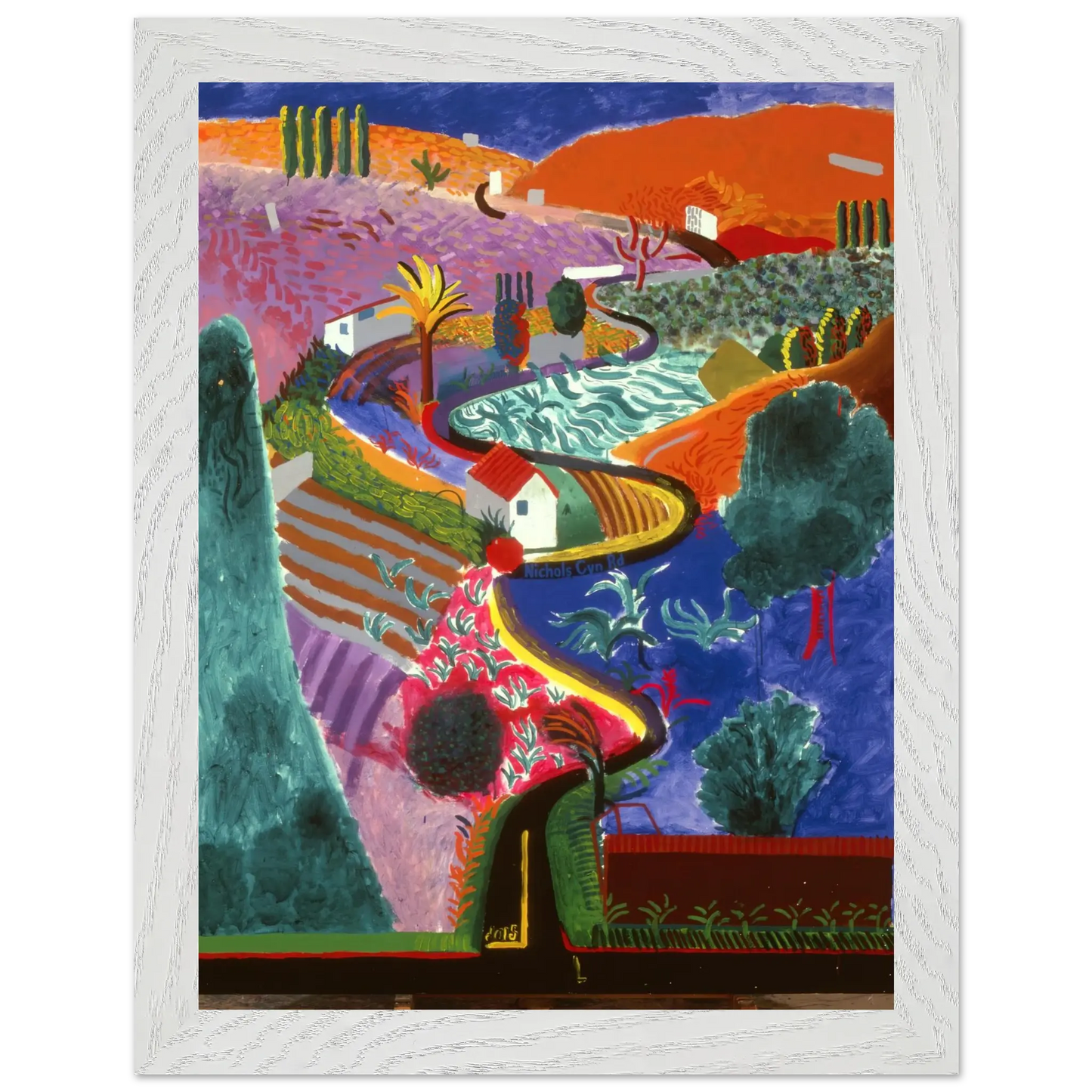 David Hockney - David Hockney Wall art - 50x70 cm / 20x28 inches - Fine Art Poster - -