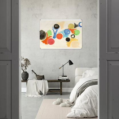 Untitled - 1957 - Ernst Wilhelm Nay Acrylic Print - 70x100 cm / 28x40″ inches