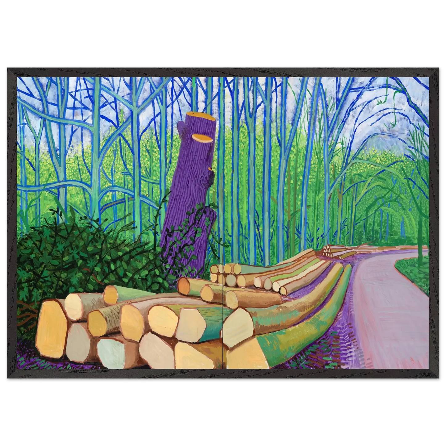 David Hockney - David Hockney Wall art - 15x20 cm / 6x8 Inches - Fine Art Poster - -