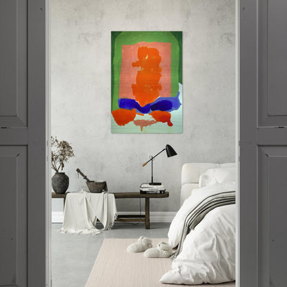 Small s Paradise - 1964 - Helen Frankenthaler Brushed Aluminum Print - 70x100 cm / 28x40 inches | Helen Frankenthaler Aluminum Print | Helen Frankenthaler Prints