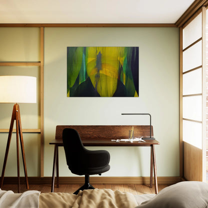Phenomena Lasting Dawn - Paul Jenkins Brushed Aluminum Print - 70x100 cm / 28x40 inches | Paul Jenkins Aluminum Print | Paul Jenkins Prints