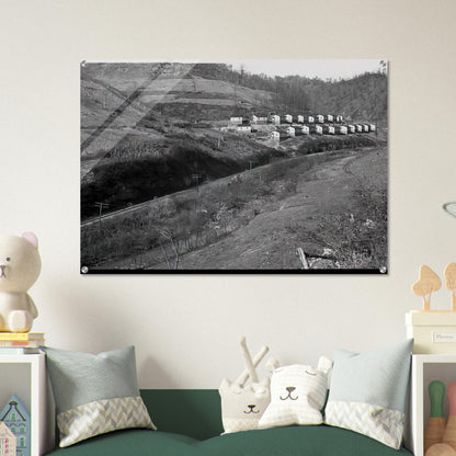 COAL COMPANY TOWN IN JENKINS 1935 - Ben Shahn Acrylic Print - 70x100 cm / 28x40″ inches
